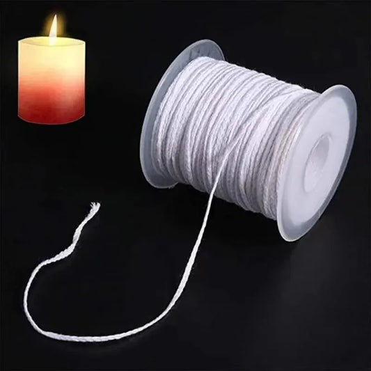 24 Strands 61 M Woven Cotton Wick Material Wholesale Handmade Candle